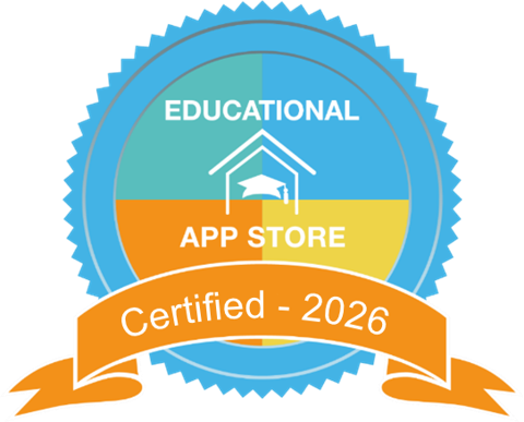 Educational App Store Certified 2026 badge